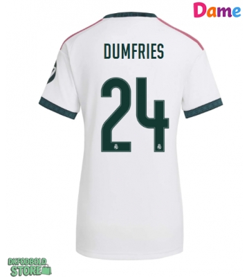Real Madrid Denzel Dumfries #24 Replika Hjemmebanetrøje Dame 2026-27 Kortærmet